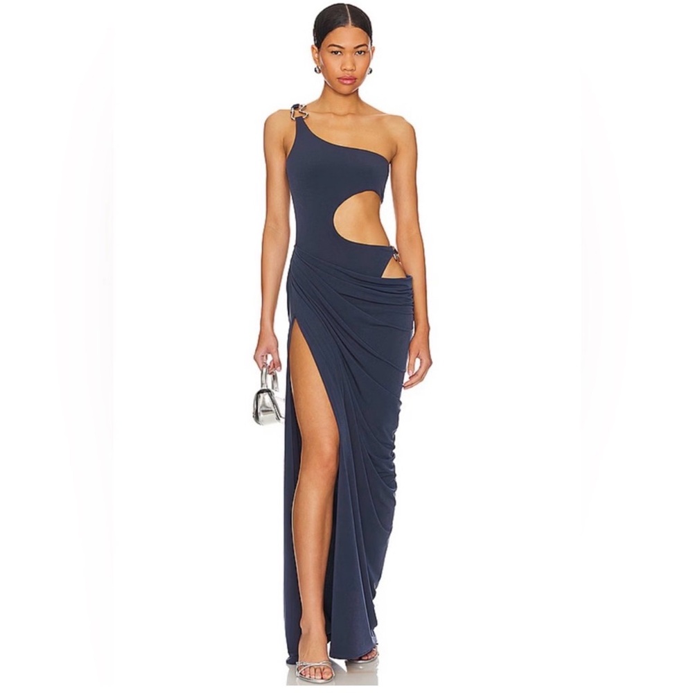NBD Ainsleigh Maxi Dress in Slate Grey
Size xs